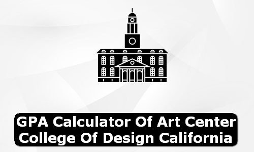 GPA Calculator of art center college of design USA