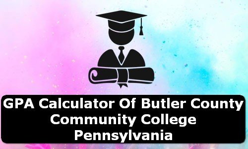 GPA Calculator of butler county community college USA