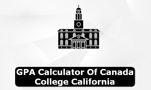 GPA Calculator of canada college USA