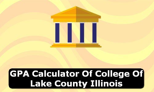 GPA Calculator of college of lake county USA