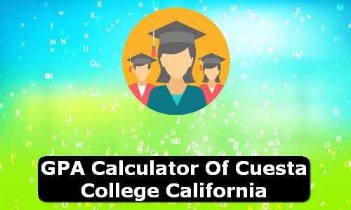 GPA Calculator of cuesta college USA