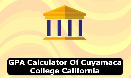GPA Calculator of cuyamaca college USA