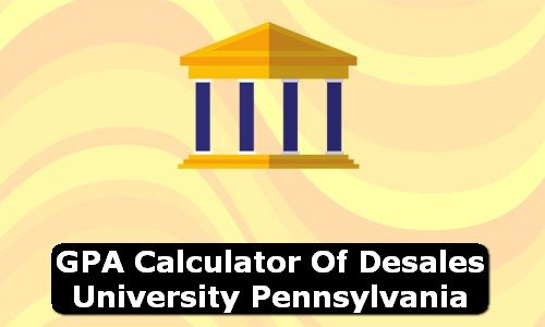GPA Calculator of desales university USA