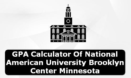 GPA Calculator of national american university brooklyn center USA