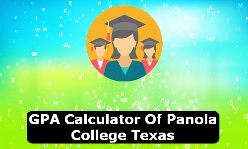 GPA Calculator of panola college USA