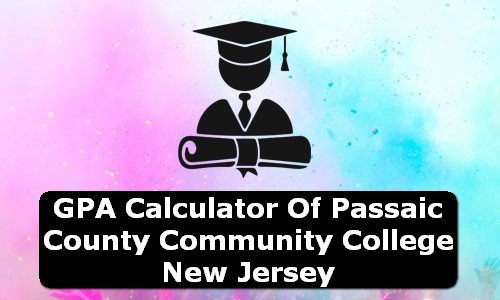 GPA Calculator of passaic county community college USA