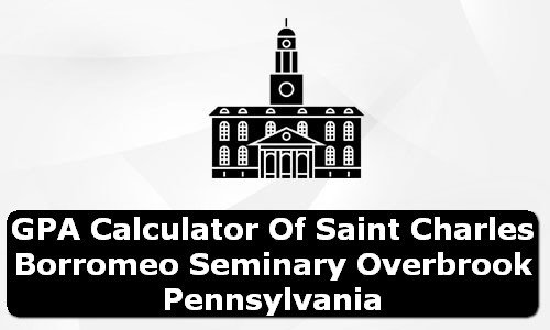 GPA Calculator of saint charles borromeo seminary overbrook USA
