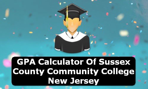 GPA Calculator of sussex county community college USA