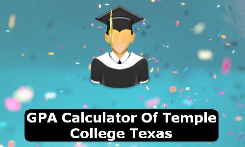 GPA Calculator of temple college USA