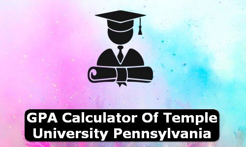 GPA Calculator of temple university USA