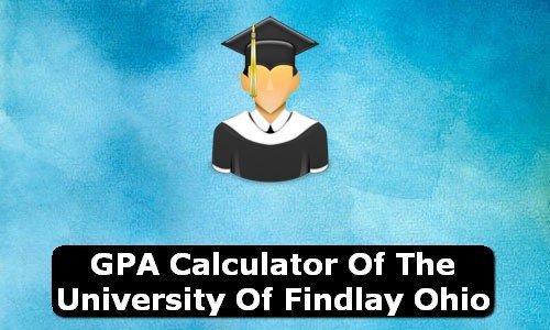 GPA Calculator of the university of findlay USA
