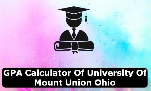 GPA Calculator of university of mount union USA