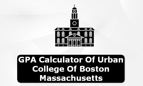 GPA Calculator of urban college of boston USA