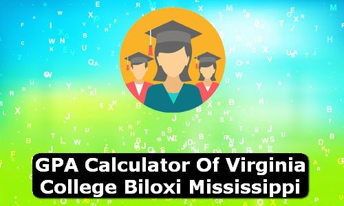 GPA Calculator of virginia college biloxi USA