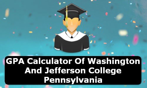 GPA Calculator of washington & jefferson college USA
