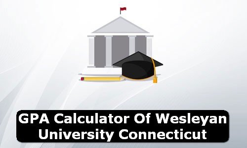 GPA Calculator of wesleyan university USA