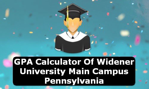 GPA Calculator of widener university main campus USA