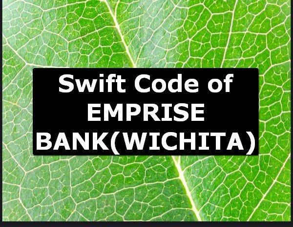 Swift Code of EMPRISE BANK WICHITA