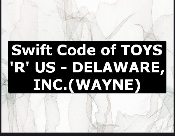 Swift Code of TOYS 