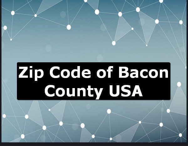 Zip Code of Bacon County USA