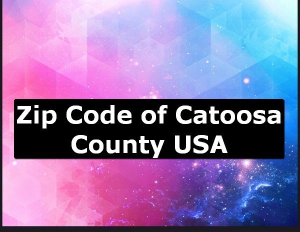 Zip Code of Catoosa County USA