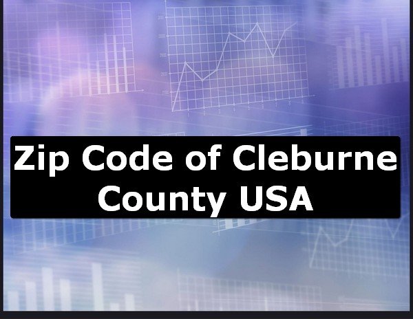 Zip Code of Cleburne County USA