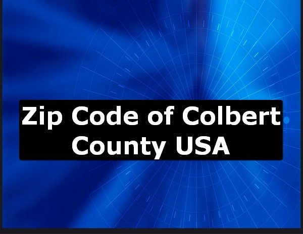 Zip Code of Colbert County USA