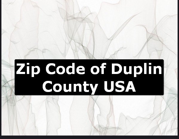 Zip Code of Duplin County USA