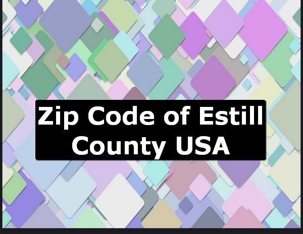 Zip Code of Estill County USA