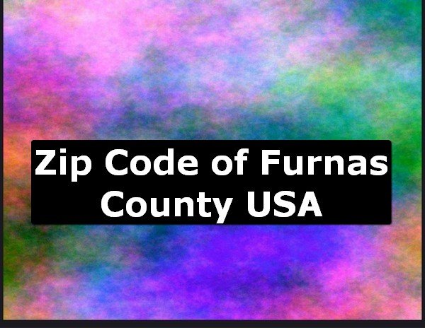 Zip Code of Furnas County USA