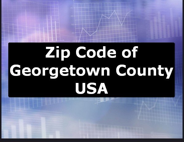 Zip Code of Georgetown County USA