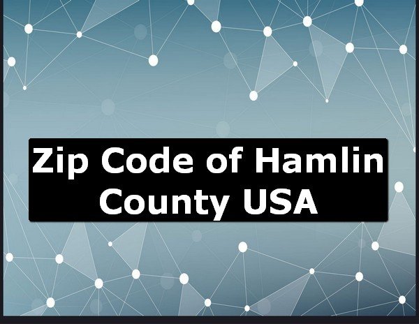 Zip Code of Hamlin County USA