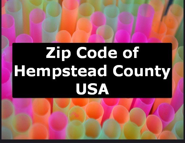 Zip Code of Hempstead County USA