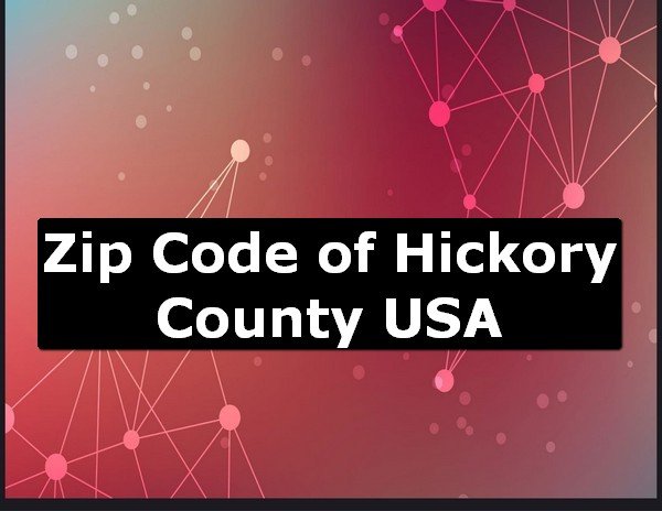Zip Code of Hickory County USA