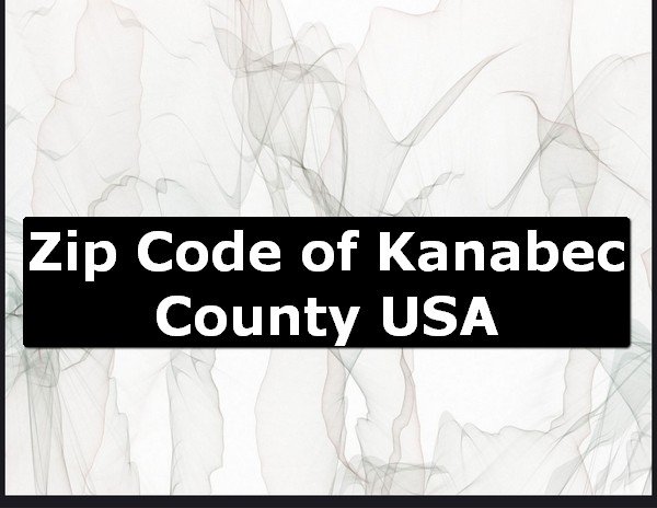 Zip Code of Kanabec County USA