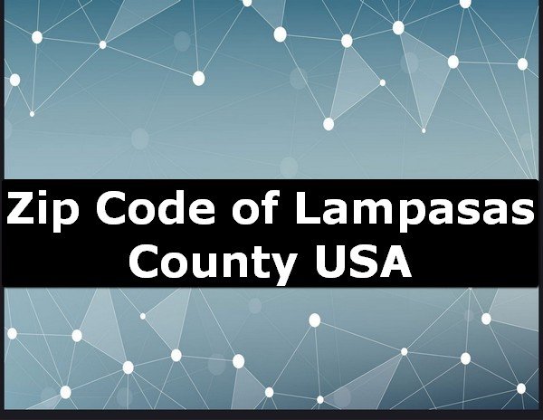 Zip Code of Lampasas County USA