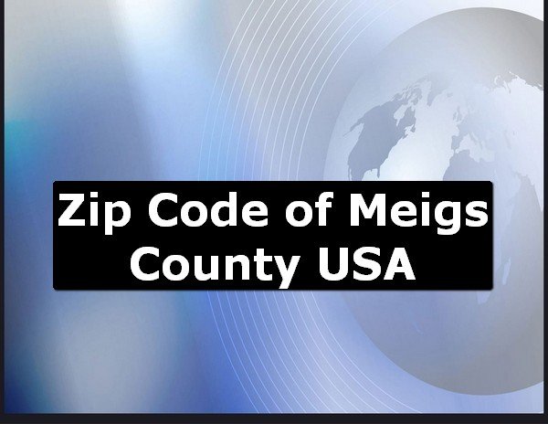 Zip Code of Meigs County USA