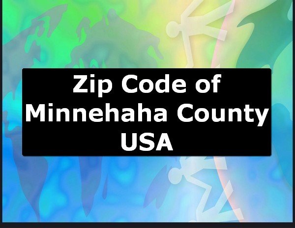 Zip Code of Minnehaha County USA