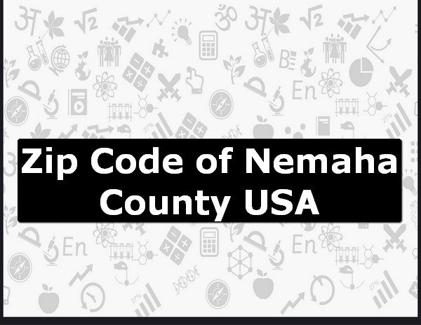 Zip Code of Nemaha County USA