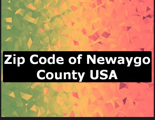 Zip Code of Newaygo County USA