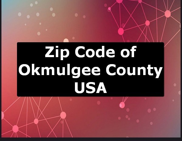 Zip Code of Okmulgee County USA