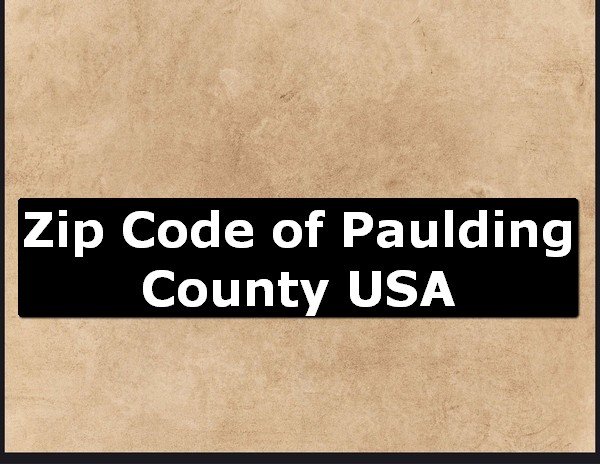 Zip Code of Paulding County USA