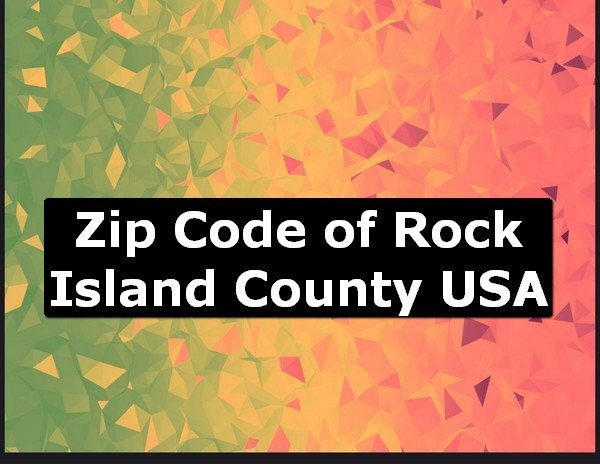 Zip Code of Rock Island County USA