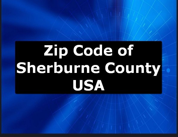 Zip Code of Sherburne County USA