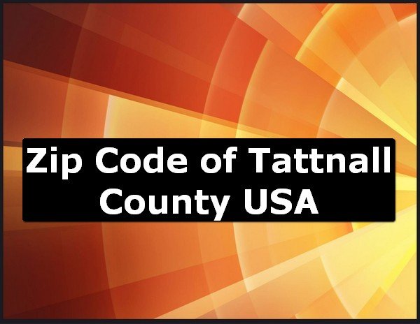 Zip Code of Tattnall County USA