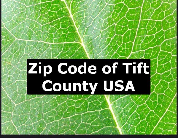 Zip Code of Tift County USA