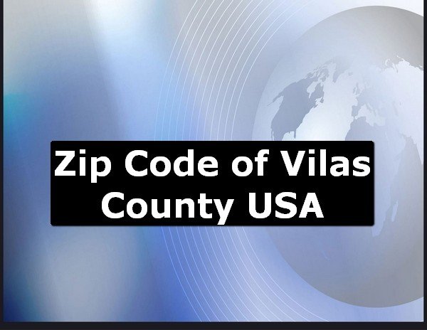 Zip Code of Vilas County USA