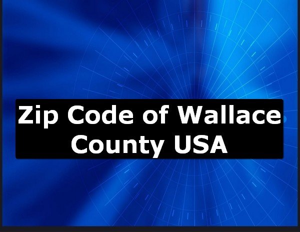 Zip Code of Wallace County USA