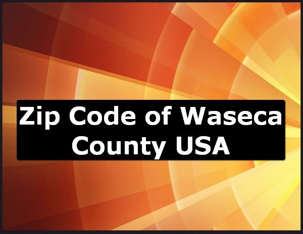 Zip Code of Waseca County USA