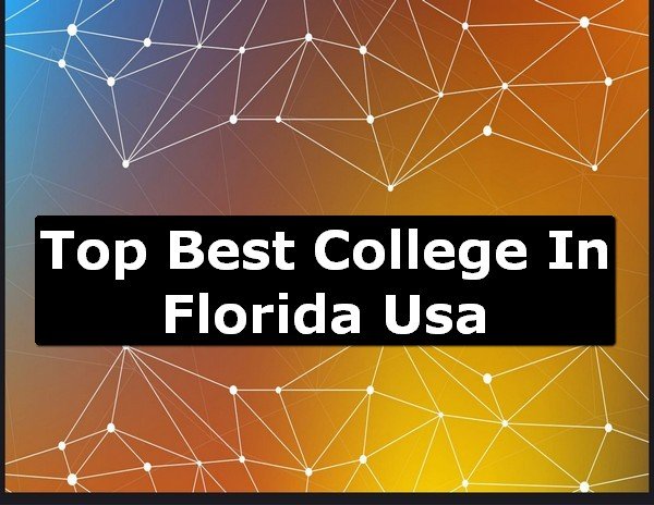 Best College of Florida County USA